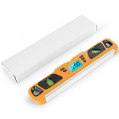 HW-200 Goniometer Elektronický digitálny vodováha Sklonometer LED displej Merací stavebný nástroj Prístroj Magnetická základná vodováha