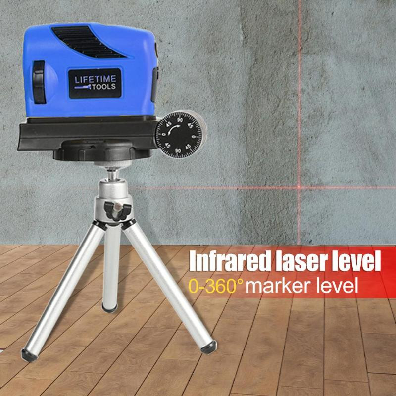 Punct/Linie/Cruce/Vertical Indicator de nivel cu laser cu infraroșu Instrument de nivel cu laser profesional cu autonivelare Orizontal Vertical