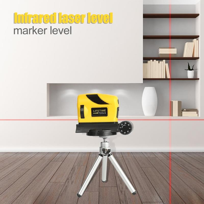 Punct/Linie/Cruce/Vertical Indicator de nivel cu laser cu infraroșu Instrument de nivel cu laser profesional cu autonivelare Orizontal Vertical
