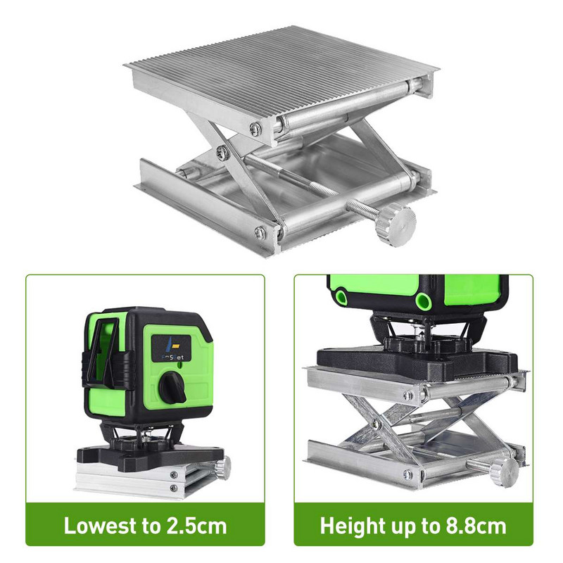 FASGet 5 eilučių lazerio lygio 3D lygiu savaime išsilyginantis 360 horizontalus vertikalus kryžius itin galingas lazerinio lygio nuotolinio valdymo pultas