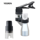 8-násobný vreckový monokulárny ďalekohľad, 30-násobný mini mikroskop s lupou, krytom telefónu, potiahnutým objektívom na pečiatku, pozorovanie vtákov