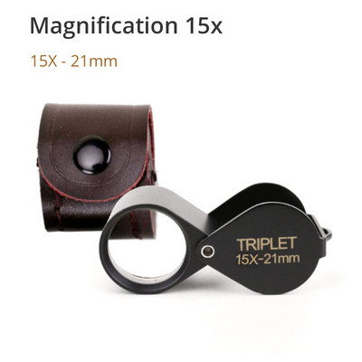 Vrecková HD optická sklenená skladacia lupa na šperky, prenosná identifikácia šperkov, pomocná ruka, ručná lupa 10x, 20x, 30x
