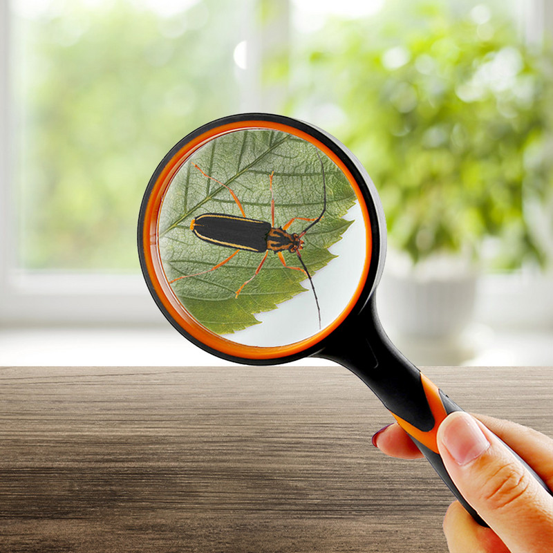 Lupă 10X Lentilă de sticlă Lupă portabilă de mână pentru citirea ziarelor Bijuterii Lupă de ochi Sticlă