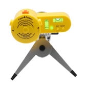 Prenosná vodováha so statívom 4 v 1, meracia čiara/horizontálna/vertikálna/bodová čiara, vlnová dĺžka 630 nm až 680 nm