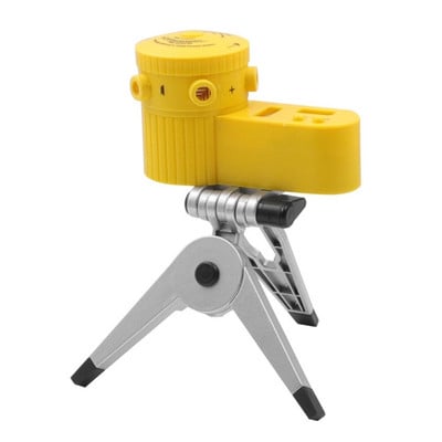 Prenosná vodováha so statívom 4 v 1, meracia čiara/horizontálna/vertikálna/bodová čiara, vlnová dĺžka 630 nm až 680 nm