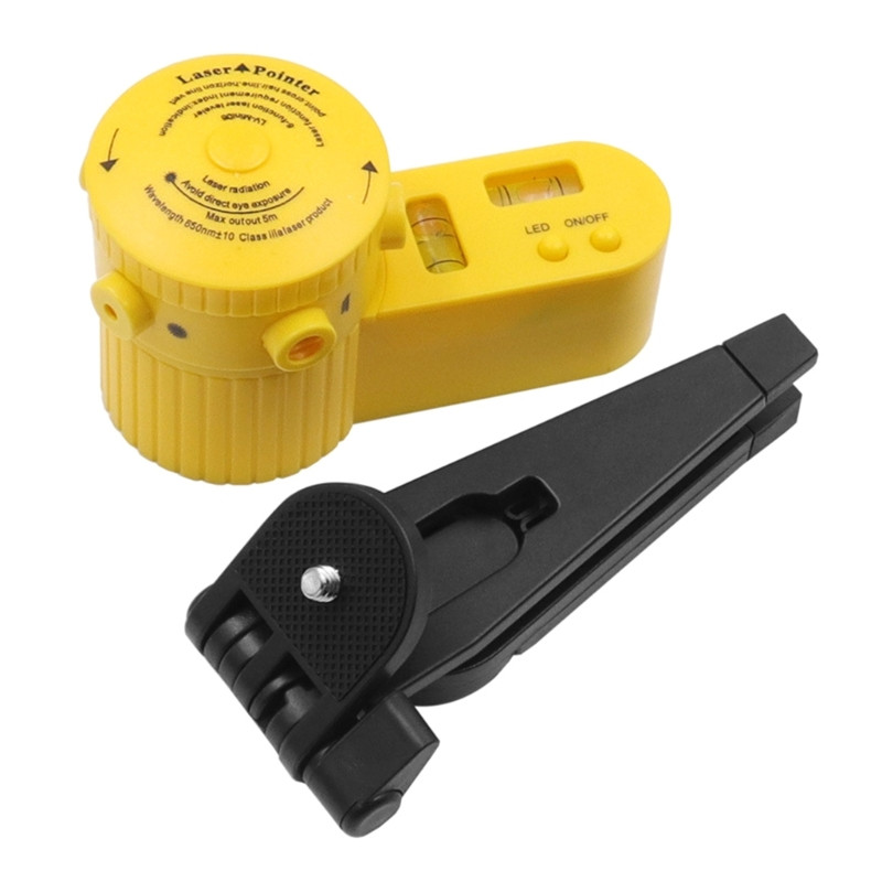 Prenosná vodováha so statívom 4 v 1, meracia čiara/horizontálna/vertikálna/bodová čiara, vlnová dĺžka 630 nm až 680 nm