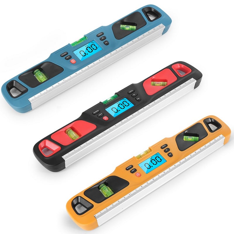 Digitális vízmérték buborék mágneses elektromos vízszintmérő szögmérő szögmérő dőlésmérő vízszintes skála vonalzó