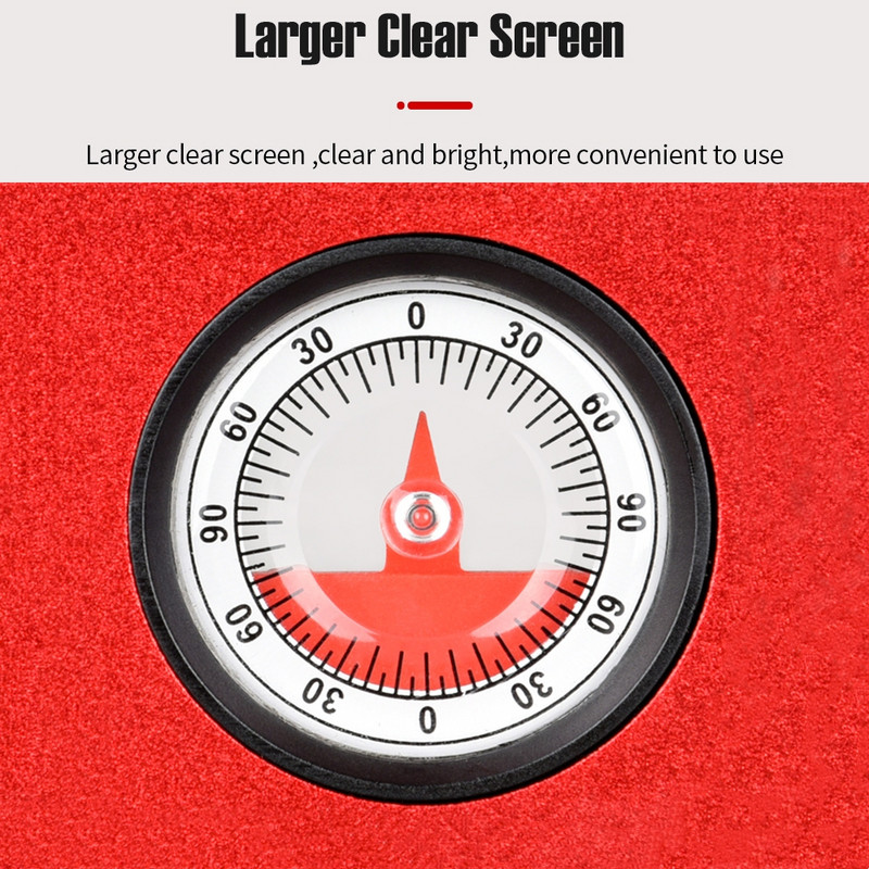 Multifunkčný prístroj na meranie uhla a sklonu 0 - 90° magnetický vysoko presný uhlový vyhľadávač úrovne, sklonomer, merač úrovne sklonu