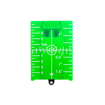 Професионална практична фиксирана стабилна за аксесоари за лазерен нивелир Магнитна целева плоча Кръстосана линия Зелена червена двойна скала с крак