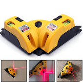 Nový vysoko presný pravouhlý štvorcový laserový vodováha 90° vertikálny laserový merací nástroj pre zemné práce, samonivelačný laserový vodováha 360