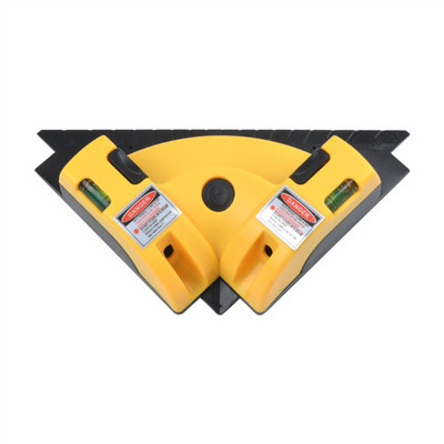 Nový vysoko presný pravouhlý štvorcový laserový vodováha 90° vertikálny laserový merací nástroj pre zemné práce, samonivelačný laserový vodováha 360