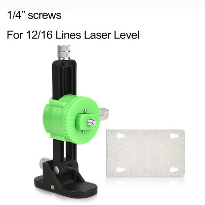 GOXAWEE lézerkonzol szuper erős mágneses lézeres szintező támasz 1/4 L-tartót vonz a 12 soros 3D lézerszinthez