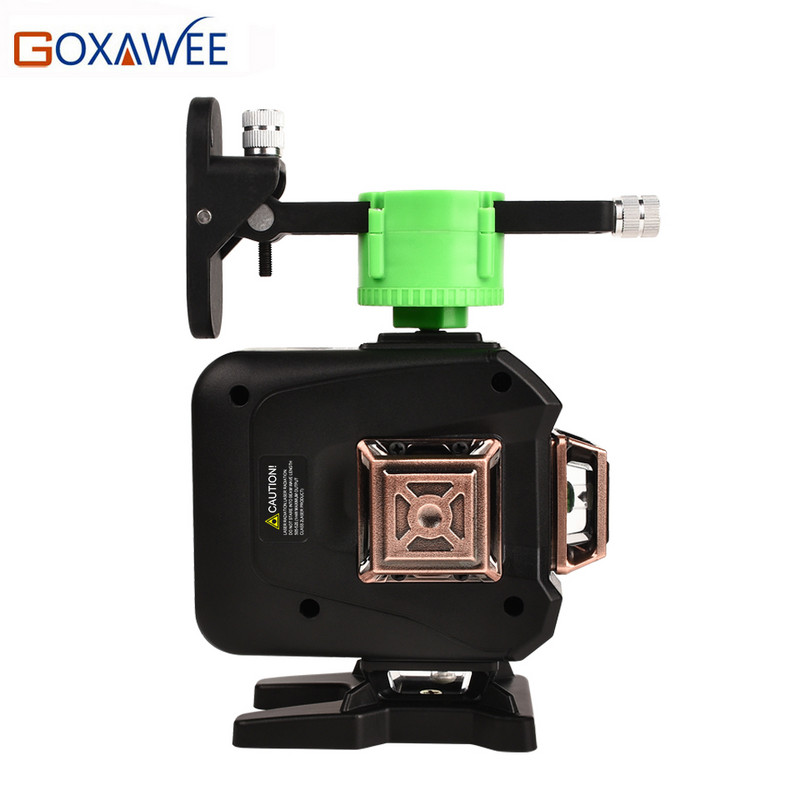 GOXAWEE lézerkonzol szuper erős mágneses lézeres szintező támasz 1/4 L-tartót vonz a 12 soros 3D lézerszinthez