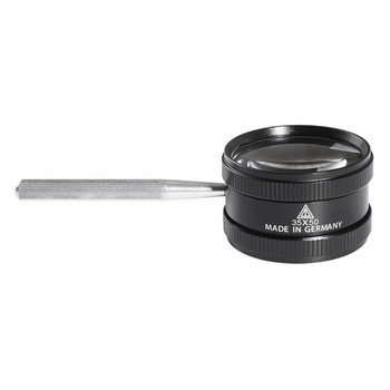35X Handheld Magnifier Metal Jewelry Loupe 135mm Λαβή μεγεθυντικός φακός Φορητός Magnifer Loupe Jeweler Glass Monocle Hand Lupe