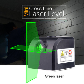 Εργαλείο μέτρησης τοποθετημένο με λέιζερ Cross Line Cross Line Mini Super ισχυρή κόκκινη/πράσινη γραμμή δέσμης λέιζερ για εργαλείο διακόσμησης σπιτιού