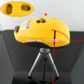 Mitmeotstarbeline 2-realine lasertaseme nivelleerimine täisnurga lasertasandi tööriist 90-kraadine lasermõõtja minilaser statiiviga
