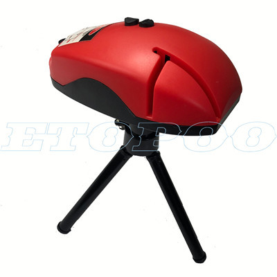 Mitmeotstarbeline 2-realine lasertaseme nivelleerimine täisnurga lasertasandi tööriist 90-kraadine lasermõõtja minilaser statiiviga