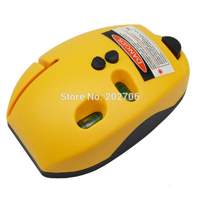 Mitmeotstarbeline 2-realine lasertaseme nivelleerimine täisnurga lasertasandi tööriist 90-kraadine lasermõõtja minilaser statiiviga