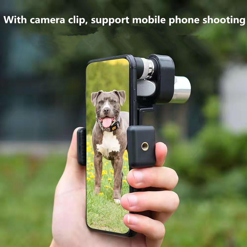 HD 10 × 20 teleskopinis monokulis, didelio galingumo silpnas apšvietimas naktinio matymo mini nešiojamas monokuliaras Galingas kelionės suaugusiems vaikams dovana