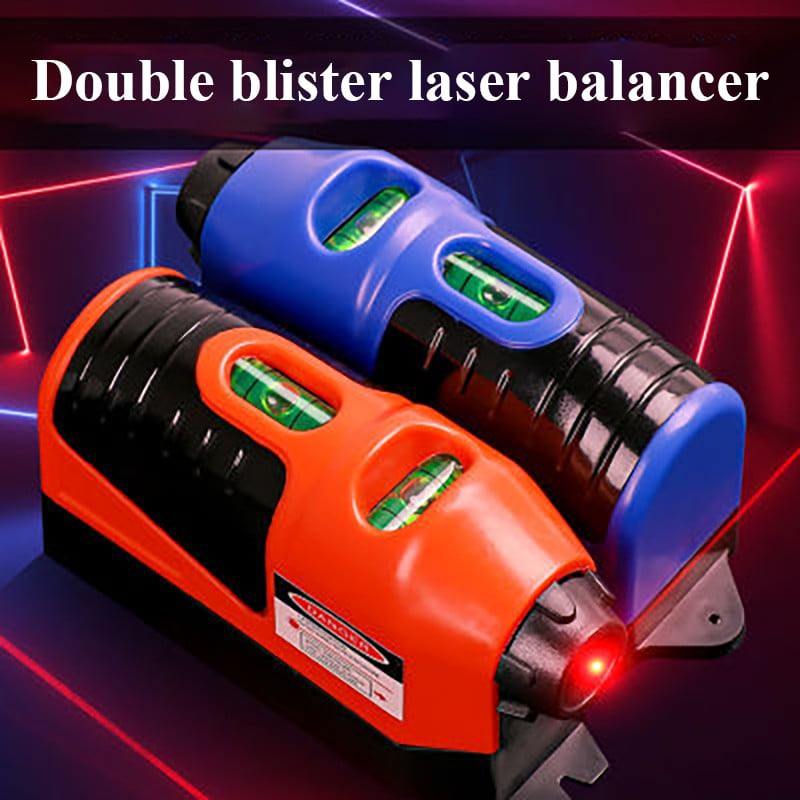 Mini nivelă verticală cu bulă de aer Dreaptă Nivelă ghidată cu laser Multifuncțional Măsură nivel cu laser Alinier linie Baloane standard 8FT