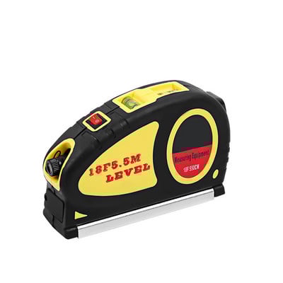 Actualizați la nivel laser multifuncțional Laser de linie Orizont Bandă de măsurare verticală Alinier cu bule Riglă Instrument de diagnosticare de măsurare