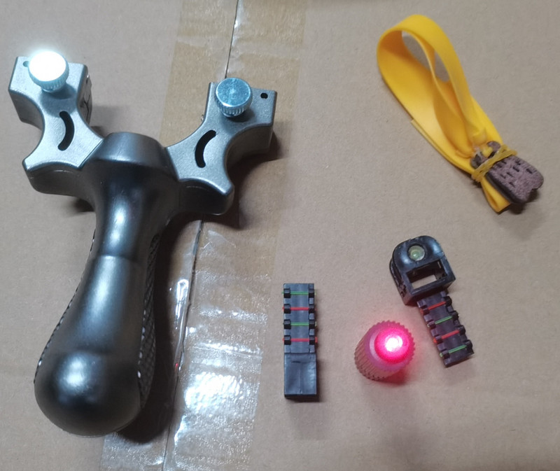 Didelės galios lazerinio taikymo timpa lauko sportinė medžioklė šaudymo katapulta varžybų praktika naudojant didelio tikslumo kietą medžiagą