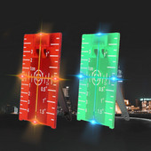 Laserski mjerač razine Zelena laserska ciljna kartica Magnetska ciljna ploča s nogom za laserski mjerač razine Križna linija Dvostruka ljestvica