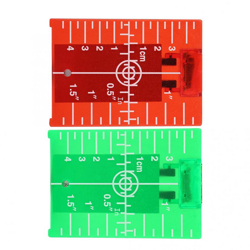 Laserski mjerač razine Zelena laserska ciljna kartica Magnetska ciljna ploča s nogom za laserski mjerač razine Križna linija Dvostruka ljestvica