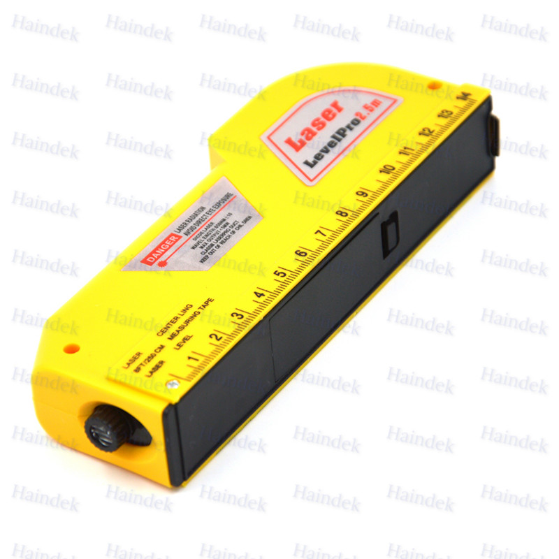 Riglă de măsurare verticală și orizontală cu nivel laser multifuncțional cu 2 linii Instrument de măsurare cu bandă de 4 în 1 metri cu trepied