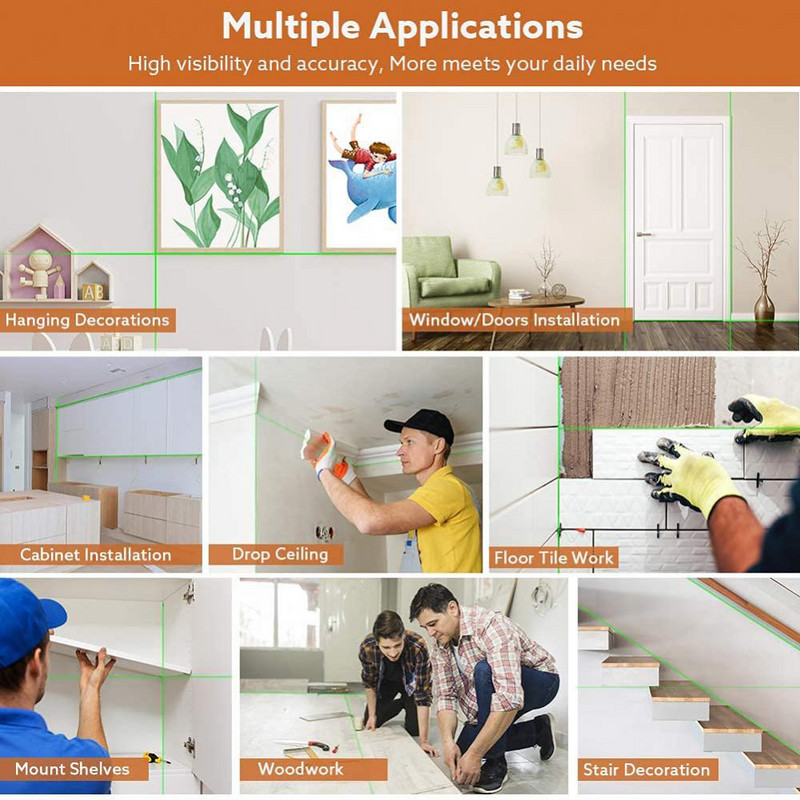 Produkto dydis 4,8 4,8 2,3 cm stiklinis langas Lazerinis lygis Lazerinis lygis Horizontali linija Projektorius Apsaugo nuo vandens purslų Nešiojamas