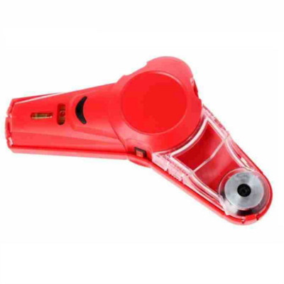 Mașină de găurit electrică 2 în 1, colector de praf cu acumulator, cu nivel laser infraroșu, instrument de măsurare multifuncțional pentru localizare a perforației DIY