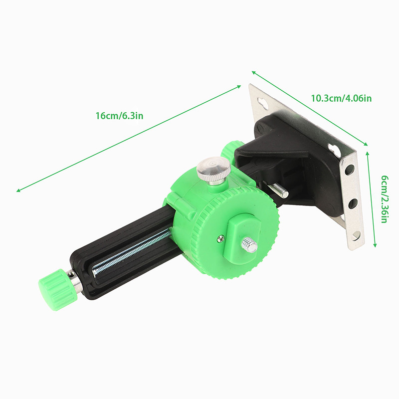 1 arvuti seinaklamber lasertasandi jaoks 12.8.16 liini jaoks 3D lasertasandi 1/4'' keermega magnetiline riputusklamber