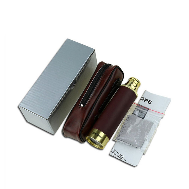 2021. Novi Pirati s Kariba 25x30 Teleskop Monokularni Teleskop Optika Nautički mjedeni Spyglass Pomorski Kamp na otvorenom