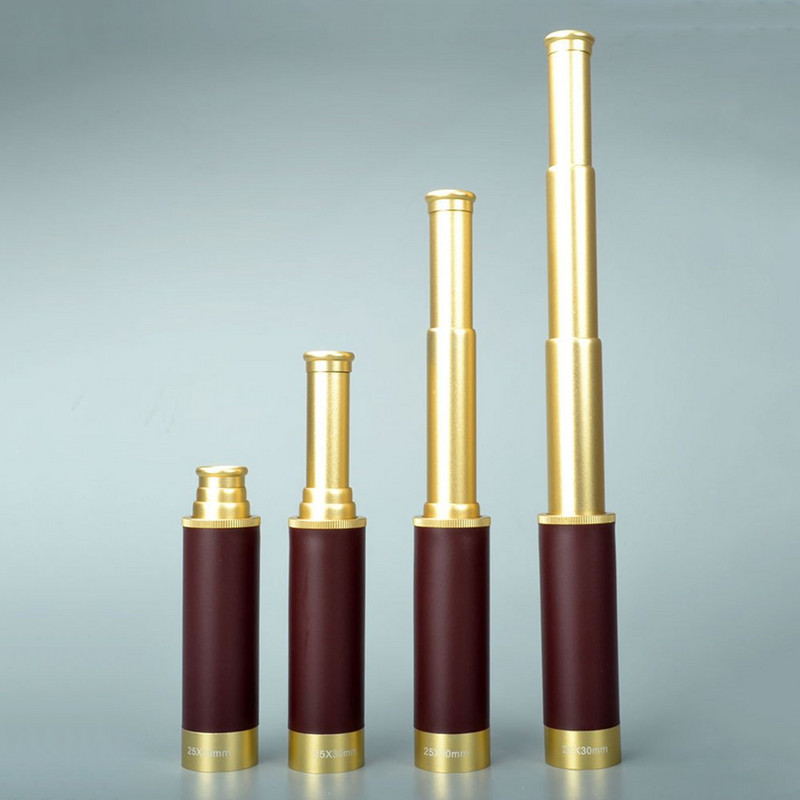 2021. Novi Pirati s Kariba 25x30 Teleskop Monokularni Teleskop Optika Nautički mjedeni Spyglass Pomorski Kamp na otvorenom