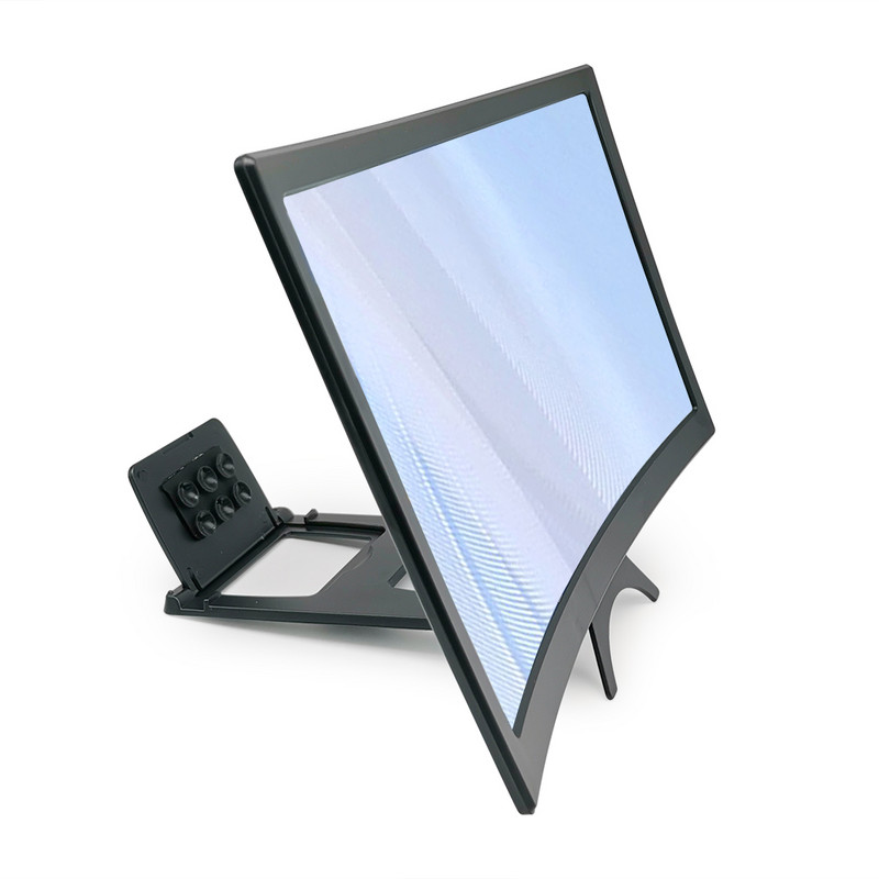 Lupa de ecran HD de 12" pentru proiecția telefonului Lupă Video cinema 3D pentru iPhone Măritor de ecran Aspect amplificator