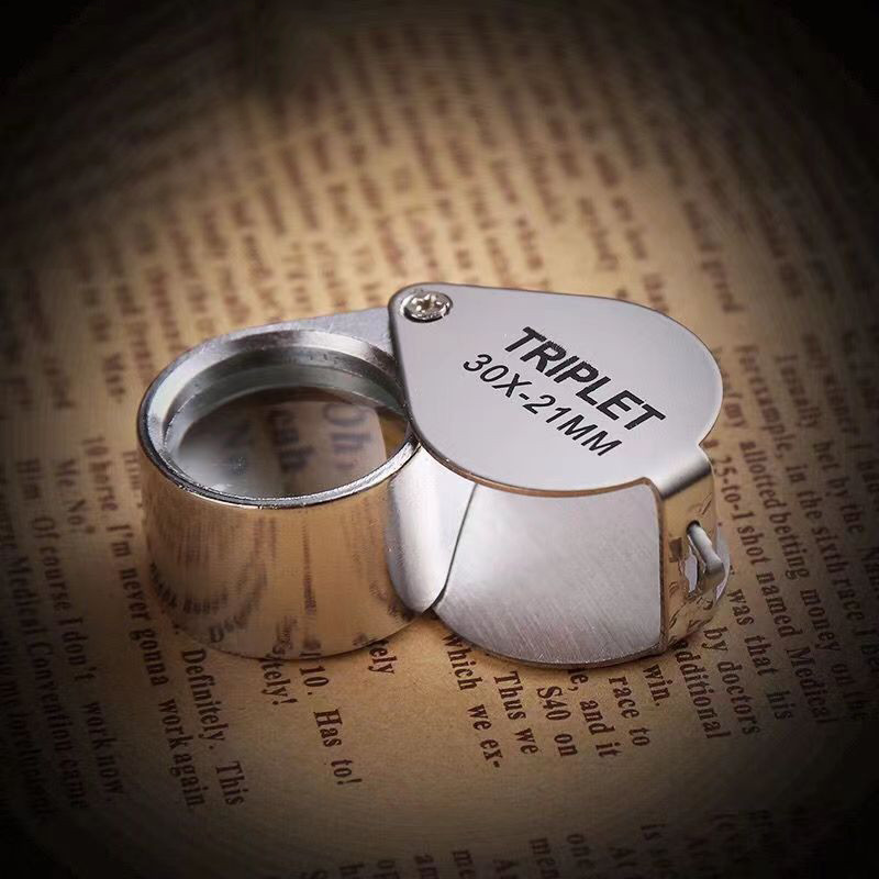 30x/20x/10x Бижута Диамантени бижута Лупа Инструмент за лупа Лупа за очи Увеличително стъкло Оборудване Триплет Бижутери Стъкло за очи