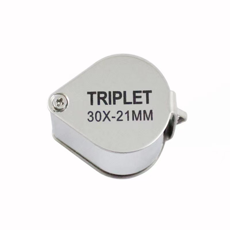 30x/20x/10x Бижута Диамантени бижута Лупа Инструмент за лупа Лупа за очи Увеличително стъкло Оборудване Триплет Бижутери Стъкло за очи