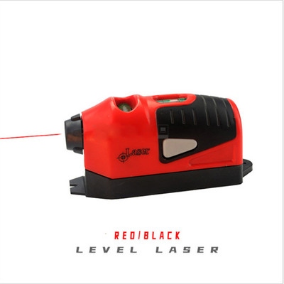 Mini kaasaskantav vertikaalse tasemega laserlaserspiraal, sirge 90-kraadine hiirekujuline plastist isetasanduv isetasanduv mõõteriist