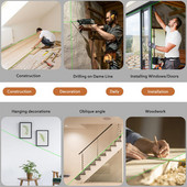 Tehnilised plastist pleksiklaasist kummist tihendid Multifunktsionaalsed tööriistad Vertikaalsed ja horisontaalsed laserid, klaasitükkide tarvikud