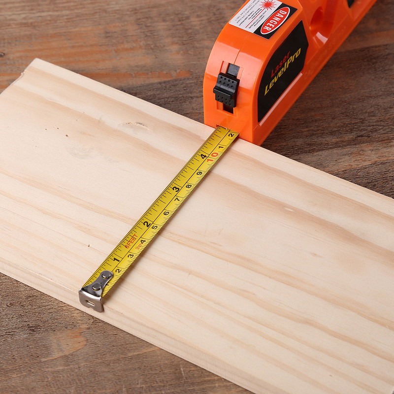 Mini infračervený laserový nivelátor Prenosný vysoko presný nivelačný merač s červeným lúčom Domáci laserový nivelátor na lepenie do zeme Merací nástroj