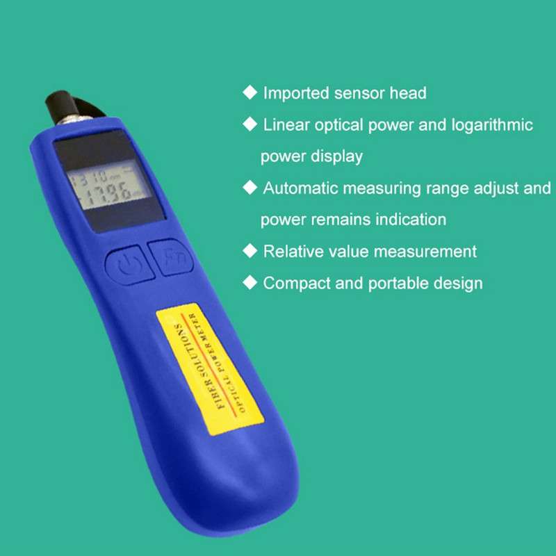 Universaalne port 6 standardsed lainepikkused 850/1300/1310/1490/1550/1625/1650nm optilise töökiiruse võimsusmõõturi tester 2,5 mm FC/SC/ST