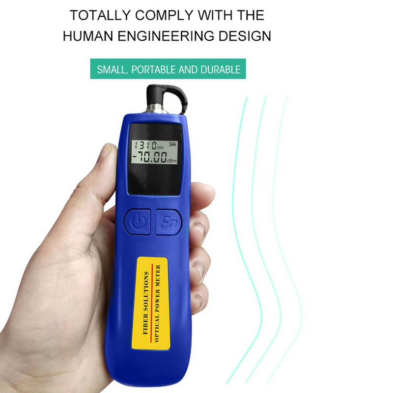 Universaalne port 6 standardsed lainepikkused 850/1300/1310/1490/1550/1625/1650nm optilise töökiiruse võimsusmõõturi tester 2,5 mm FC/SC/ST