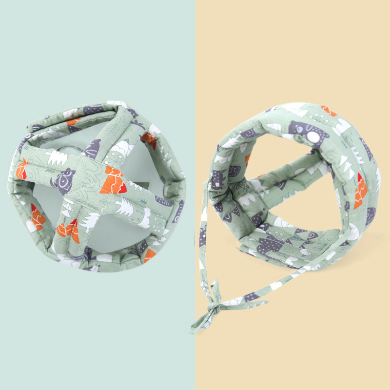 Kūdikių apsauginis šalmas, galvos apsauga, galvos apdangalai mažiems vaikams, apsaugantys nuo kritimo, Vaikai mokosi vaikščioti.