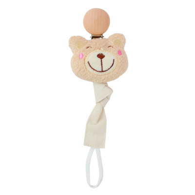 Kūdikių čiulptuko segtukas, medvilninis animacinių filmų kaimiško stiliaus laikiklis manekenas, rankų darbo kalėdinė dovana