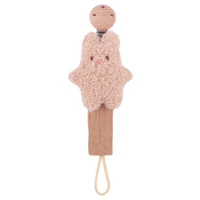 Kūdikių čiulptuko segtukas, medvilninis animacinių filmų kaimiško stiliaus laikiklis manekenas, rankų darbo kalėdinė dovana