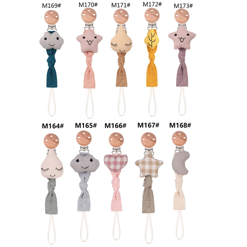 Kūdikių čiulptuko segtukas, medvilninis animacinių filmų kaimiško stiliaus laikiklis manekenas, rankų darbo kalėdinė dovana