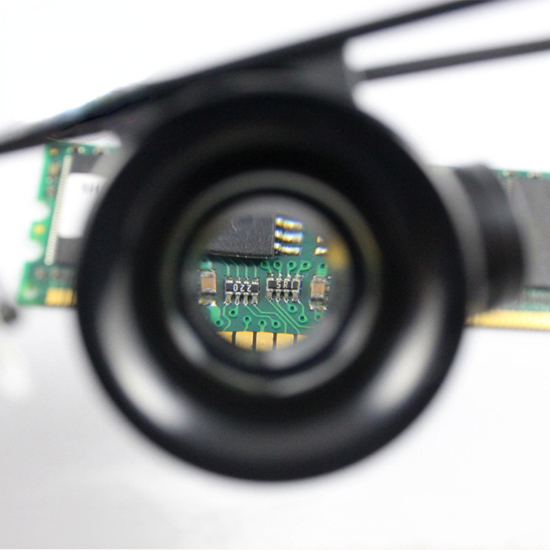 Επαγγελματικός μεγεθυντικός φακός 20X Double Eye Glasses Type Watch Repair Jeweler Inspect Tool Magnifier με δύο ρυθμιζόμενα φώτα LED