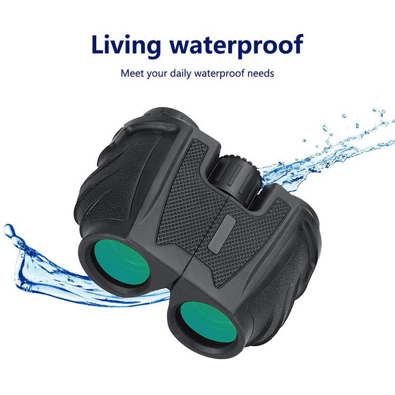 Binoclu compact 12 x 25 Telescop portabil non-infraroșu de înaltă putere, lumină scăzută, vedere nocturnă, în aer liber