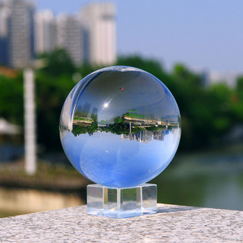K9 Διαφανής Κρυστάλλινη Μπάλα Δημιουργική Φωτογραφία Μαγική Εμφάνιση Lucky Glass Fengshui Furnishings