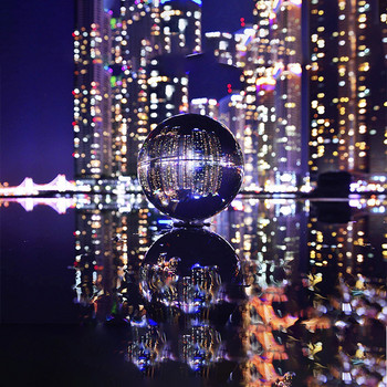 K9 Прозрачна кристална топка Творческа фотография Магическо шоу Lucky Glass Fengshui Обзавеждане